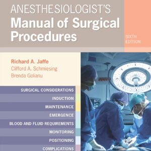 Anesthesiologist's Manual of Surgical Procedures